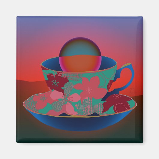 Emily Poetry Sunset Magnet (Voorkant)