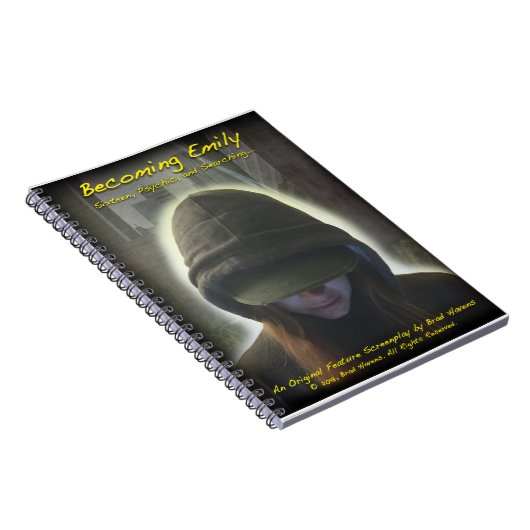 Emily Poster worden op een handje Notitieboek (Rechterzijde)