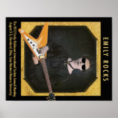 Emily Rocks. Poster (Voorkant)