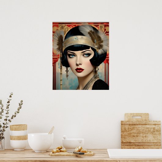 Emily schilderij 2 poster (Keuken)