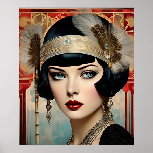 Emily schilderij 2 poster (Voorkant)