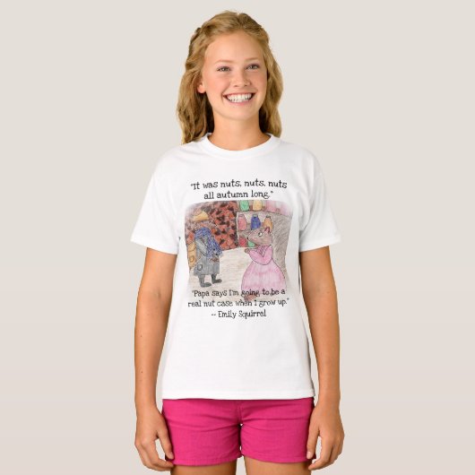 Emily Squirrel shirt (Voorkant volledig)