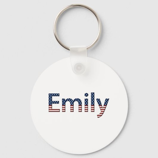 Emily Stars en Stripes Sleutelhanger (Voorkant)