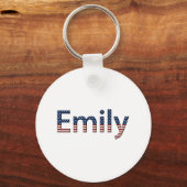 Emily Stars en Stripes Sleutelhanger (Voorkant)
