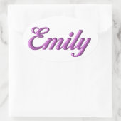 Emily sticker naam (Tas)