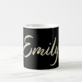 Emily white gold Handwriting Tasse Kaffeetasse Koffiemok (Center)