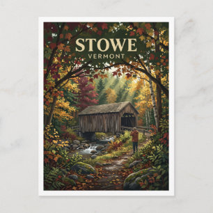 Emily's Covered Bridge Stowe Vermont Briefkaart