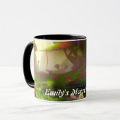 Emily's Morning Tea Gepersonaliseerd  Mok (Voorkant links)