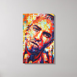 Eminem Abstract Canvas Afdruk