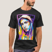 Eminem in WPAP Style funny T-shirt (Voorkant)