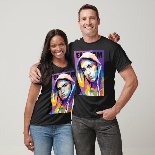 Eminem in WPAP Style funny T-shirt (Unisex)