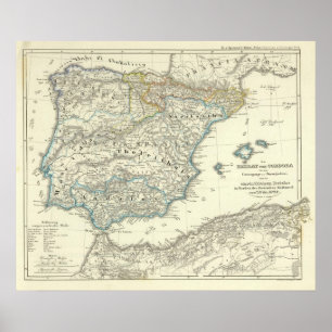 Emiraat van Cordoba tot de vernietiging Poster