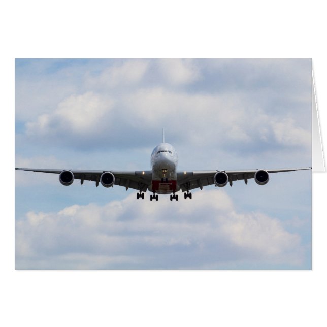 Emiraten Airbus A380 (Voorkant Horizontaal)