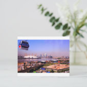 Emiraten kabellijn briefkaart (Staand voorkant)