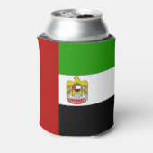 Emiraten vlag-Emblem Blikjeskoeler (Blikje Achterkant)