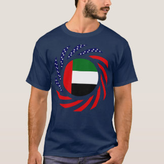 Emirati American Multinational Patriot Flag Series T-shirt