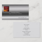 Emissie Nebula in Puppias, sjabloon voor metallisc Visitekaartje (Voorkant / Achterkant)