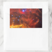 Emissie Nebula NGC 2467 in Constellation Puppis Rechthoekige Sticker (Tas)