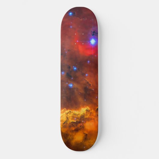 Emissie Nebula NGC 2467 in Constellation Puppis Skateboard (Voorkant)