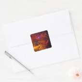 Emissie Nebula NGC 2467 in Constellation Puppis Vierkante Sticker (Envelop)