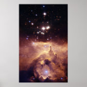 Emissie nebula NGC 6357. Poster (Voorkant)