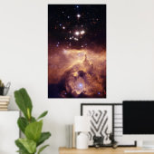 Emissie nebula NGC 6357. Poster (Thuiskantoor)