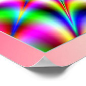 Emissie van trillende kleuren poster (Hoek)