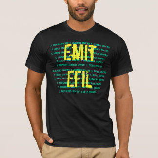 Emit EfiL T-shirt-Black/Yellow/Green T-shirt