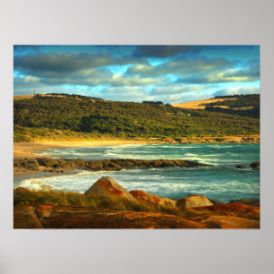 Emita Beach   Flinders Island, Tasmania Poster