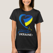 emivsk Ukraine National Flag He Emblem Crest T-shirt (Voorkant)