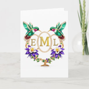 EML Kolibrie Elke Letters Aangepaste Geplooide Tro