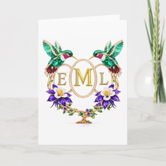 EML Kolibrie Elke Letters Aangepaste Geplooide Tro (Voorkant)
