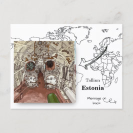 EML Lembit, Lennusadam Museum, Tallinn Estland Briefkaart
