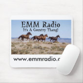 EMM Radio Mousepad Muismat (Met muis)