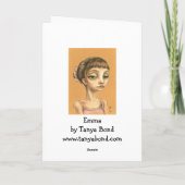 Emma - balletdanseres bedankkaart (Achterkant)