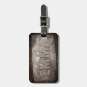 Emma Borden Grave Marker - Herfst River, MA Bagagelabel (Voorkant verticaal)