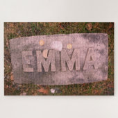 Emma Borden Grave Marker, Herfst River, MA Legpuzzel (Horizontaal)