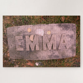 Emma Borden Grave Marker, Herfst River, MA Legpuzzel