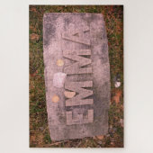 Emma Borden Grave Marker, Herfst River, MA Legpuzzel (Verticaal)