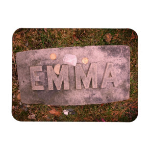 Emma Borden Gravestone, Herfst River, MA Magneet