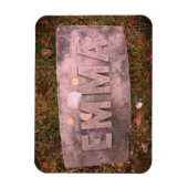 Emma Borden Gravestone, Herfst River, MA Magneet (Verticaal)