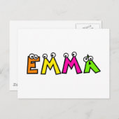 Emma Briefkaart (Voorkant / Achterkant)