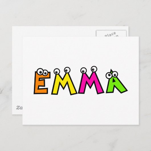 Emma Briefkaart (Voorkant / Achterkant)