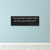 Emma by Jane Austen Quote I Canvas Afdruk (Insitu (Houten vloer))