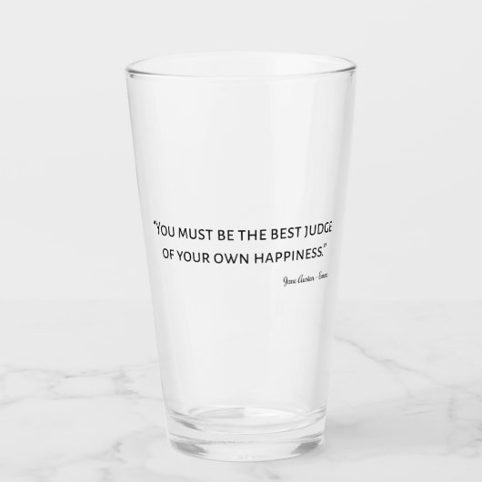 Emma by Jane Austen Quote I Glas (Voorkant)