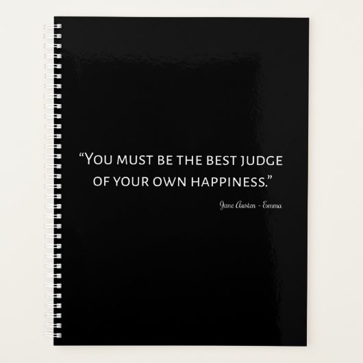 Emma by Jane Austen Quote I Planner (Voorkant)