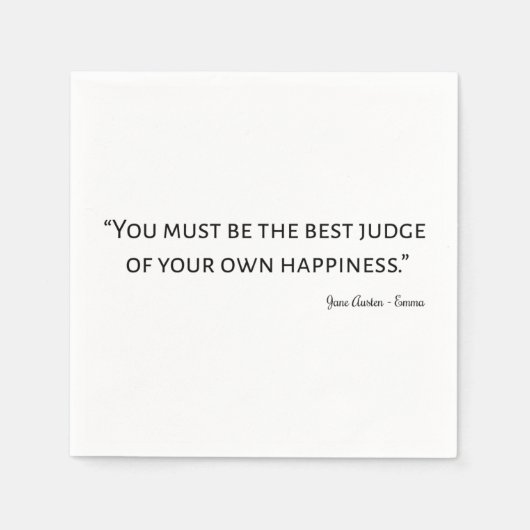 Emma by Jane Austen Quote I Servet (Voorkant)