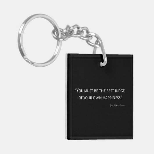 Emma by Jane Austen Quote I Sleutelhanger (Voorkant Links)