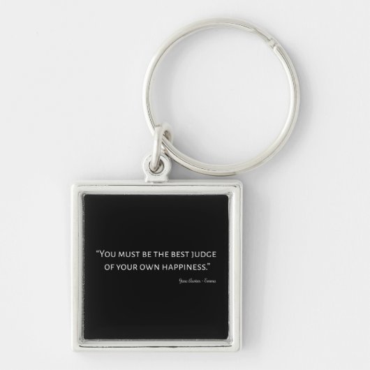 Emma by Jane Austen Quote I Sleutelhanger (Voorkant)