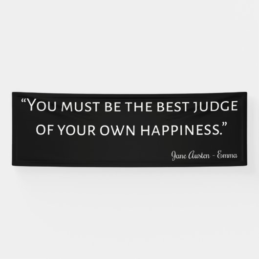 Emma by Jane Austen Quote I Spandoek (Horizontaal)